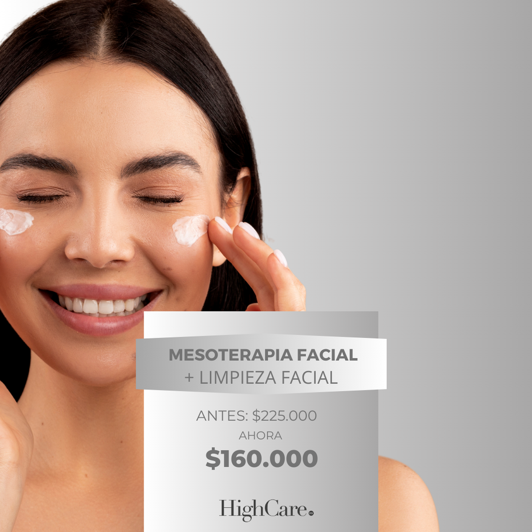 Mesoterapia Facial + Limpieza facial